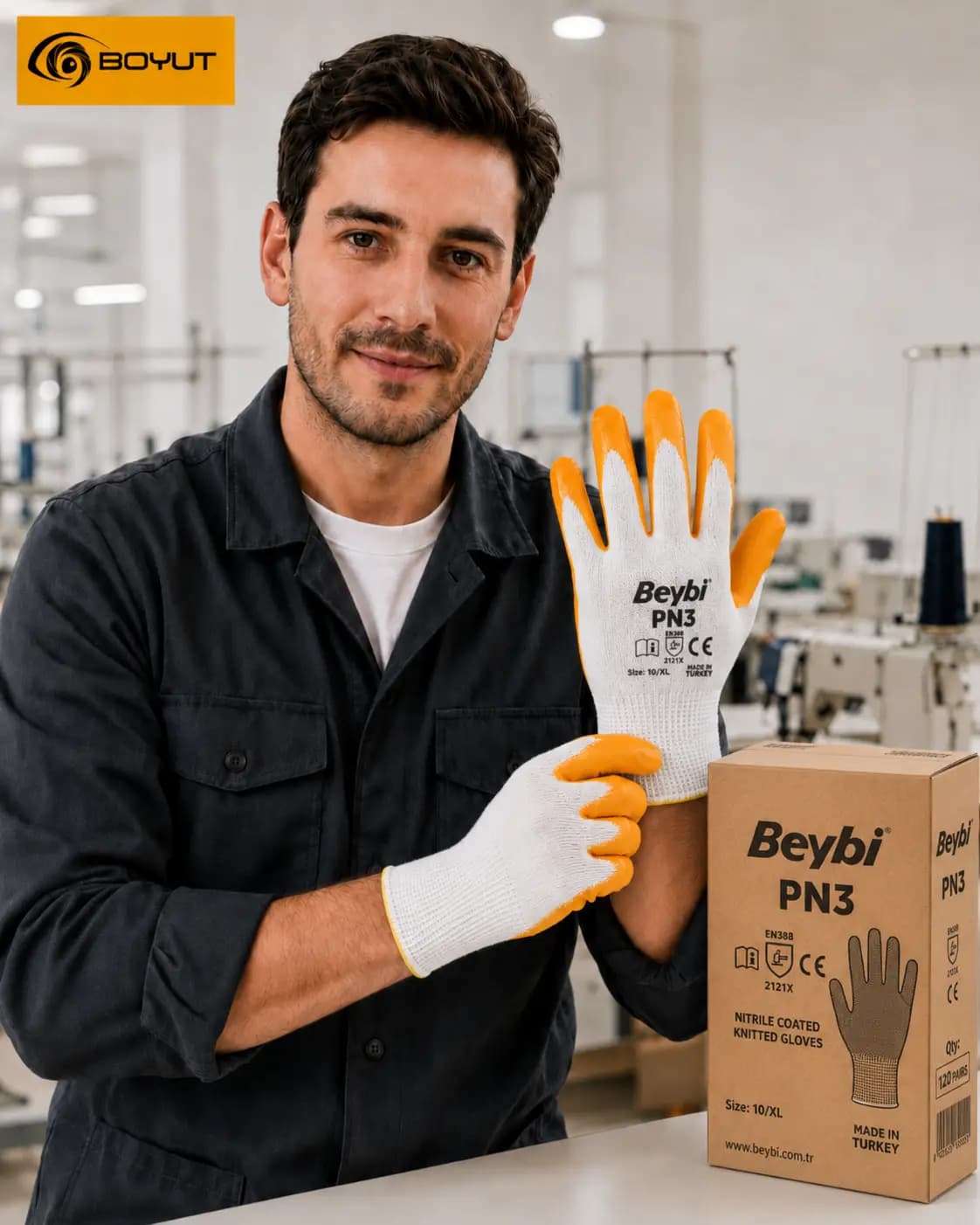 Beybi PN3 Eldiven (Koli 288 adet)