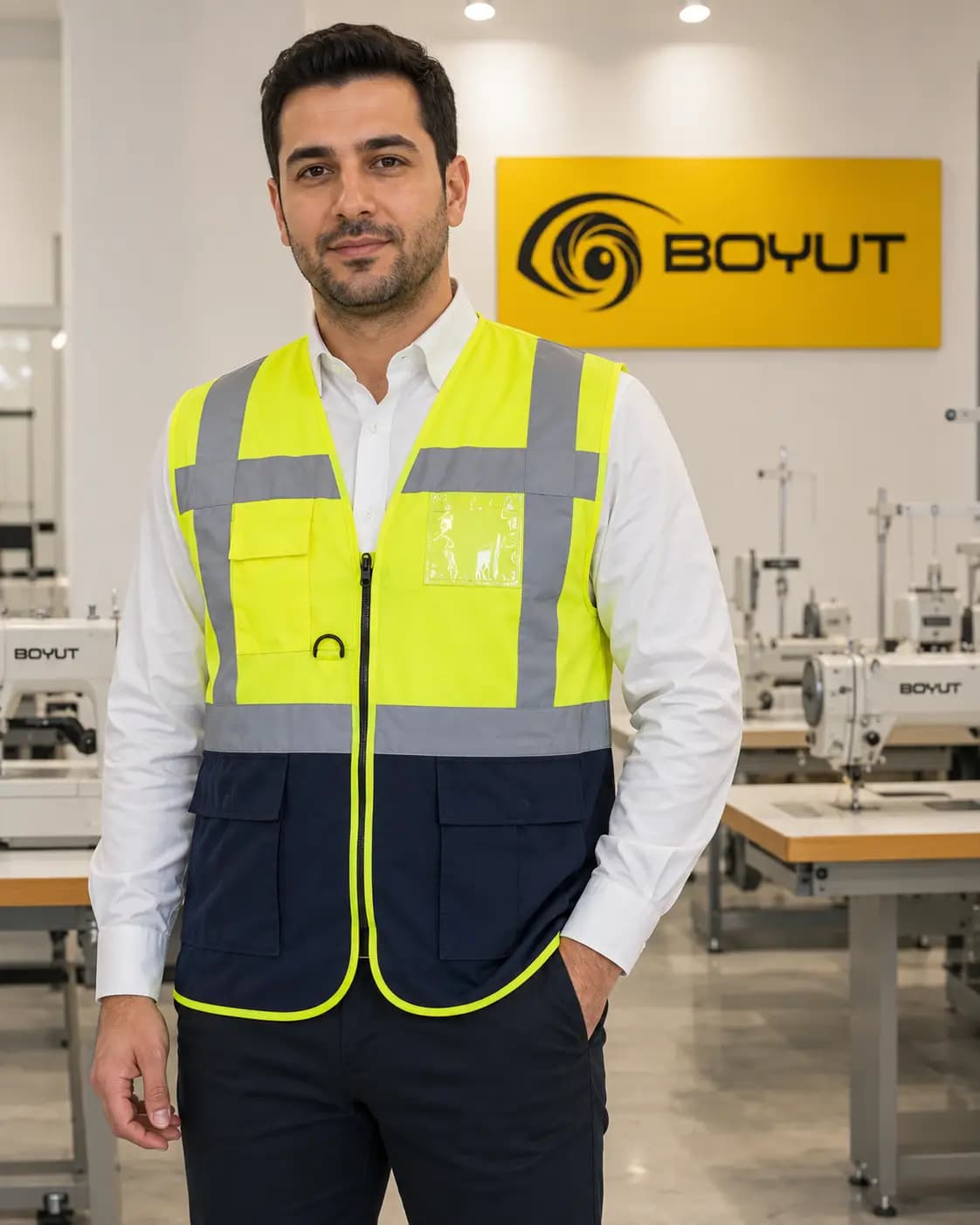 MÜHENDİS TİPİ İKAZ YELEĞİ