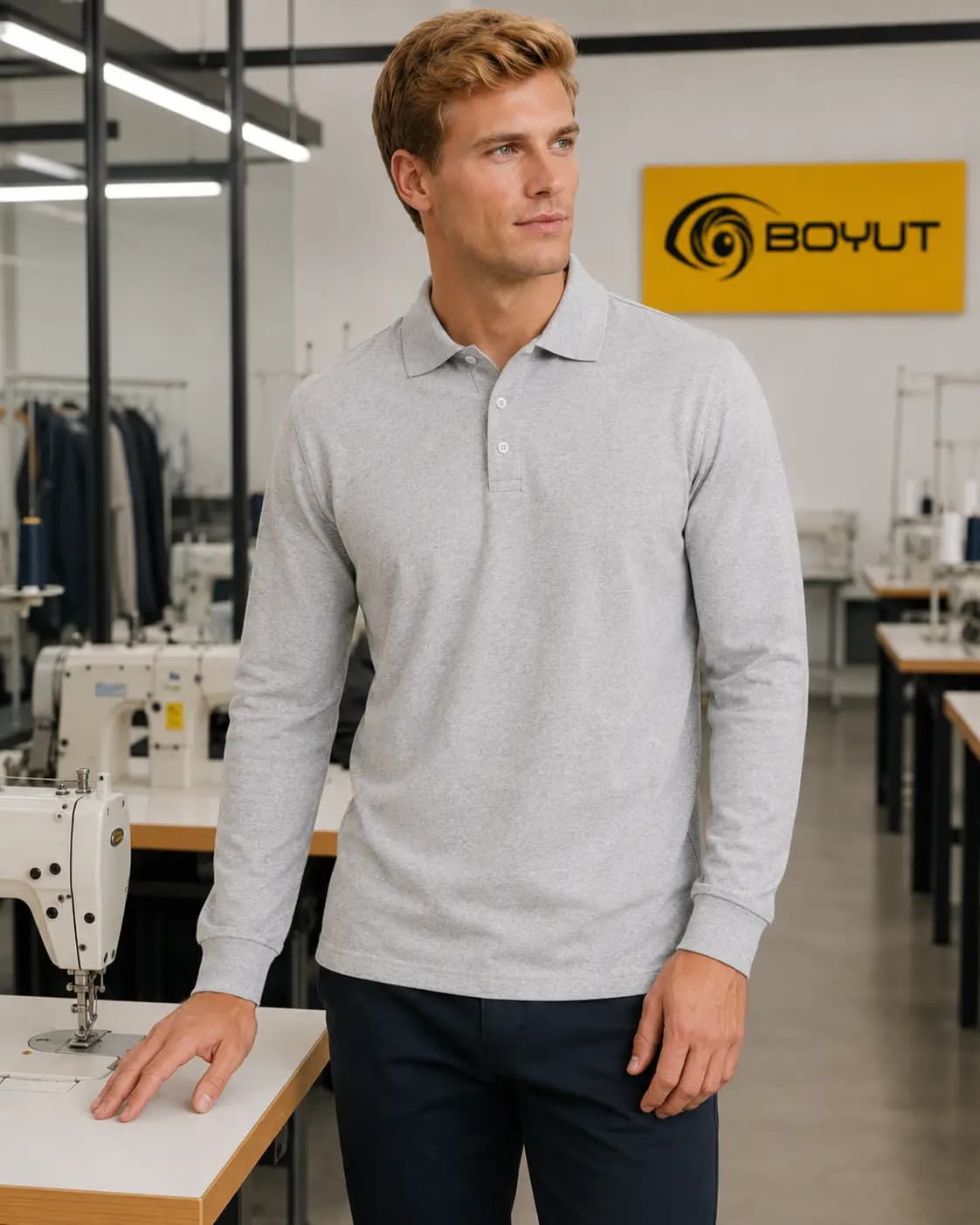 POLO YAKA 2 İPLİK SWEAT